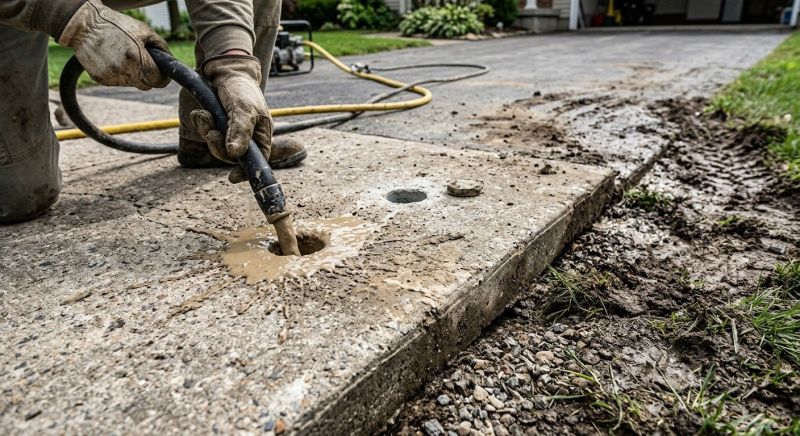 Concrete Slab Jacking in West Des Moines, IA