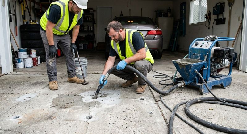 Garage Settling Repair in Tampa, FL