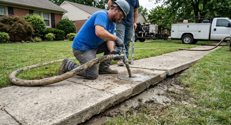 Sidewalk Leveling in Des Moines, IA