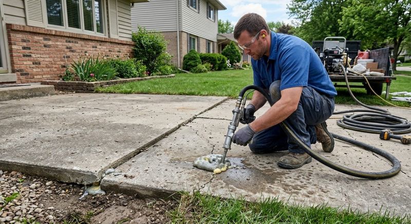 Sunken Patio Repair in Columbus, OH